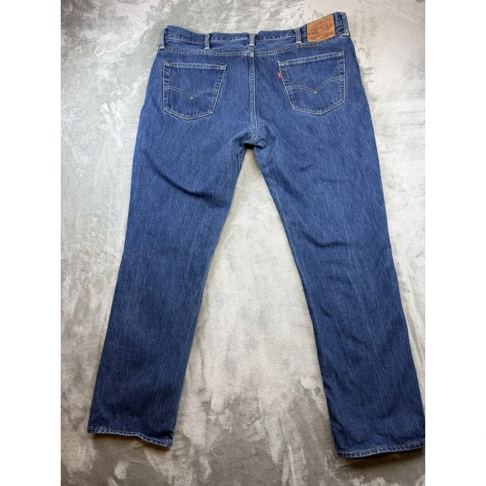 Levis 511 Jeans Mens 42x32 Blue Stretch Slim‎ Fit Tapered Leg Denim Made in USA